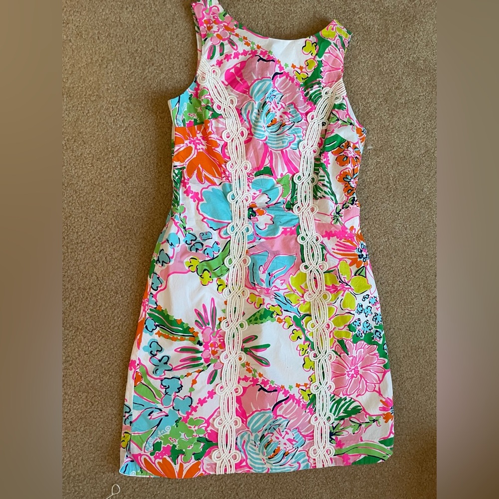 Lilly Pulitzer for target size 2 nosy posey shift dress new with tags